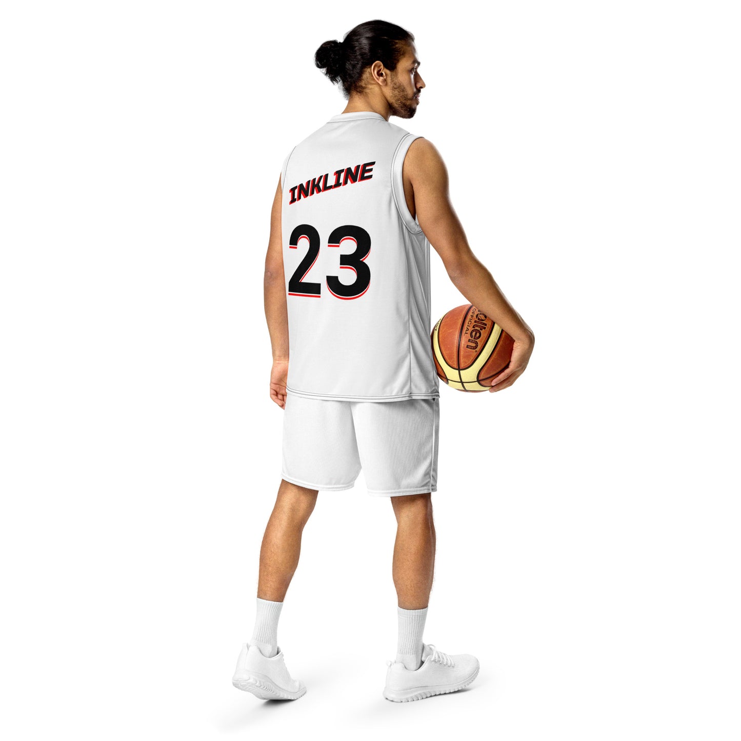 Austin's inkline: "INKLINE" Recycled unisex basketball jersey