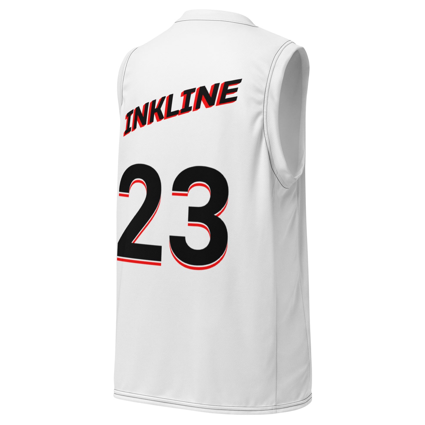 Austin's inkline: "INKLINE" Recycled unisex basketball jersey