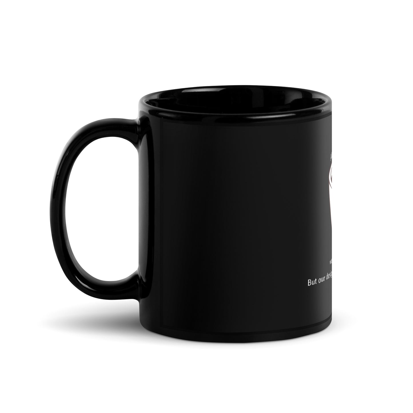 Black Glossy Mug || Austin's inkline: Sip and smile