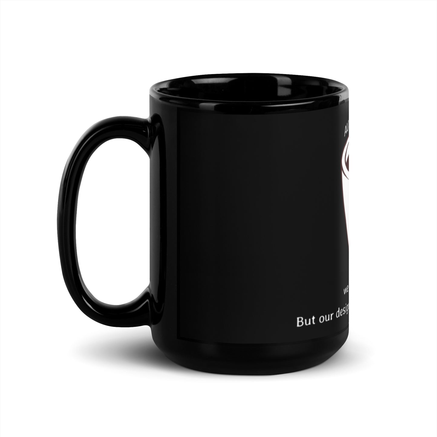 Black Glossy Mug || Austin's inkline: Sip and smile