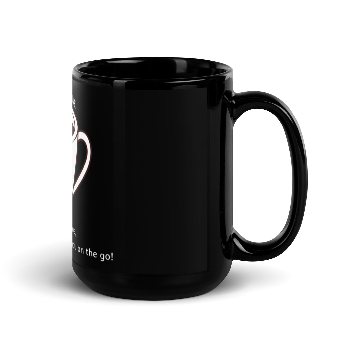 Black Glossy Mug || Austin's inkline: Sip and smile