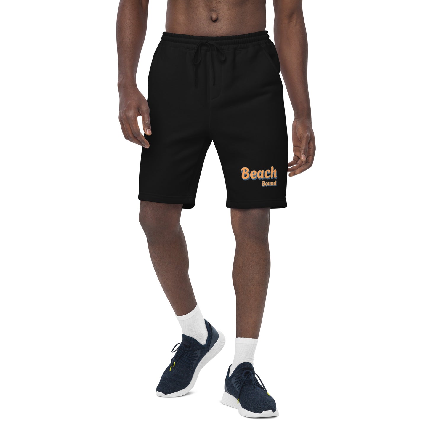 "Beach bound" Men's fleece shorts