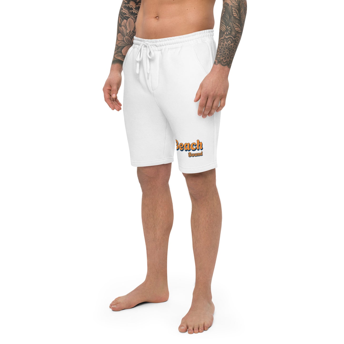 "Beach bound" Men's fleece shorts