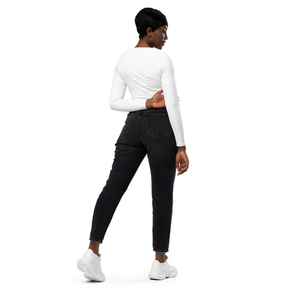 "Green Guard Gear" Recycled long-sleeve crop top