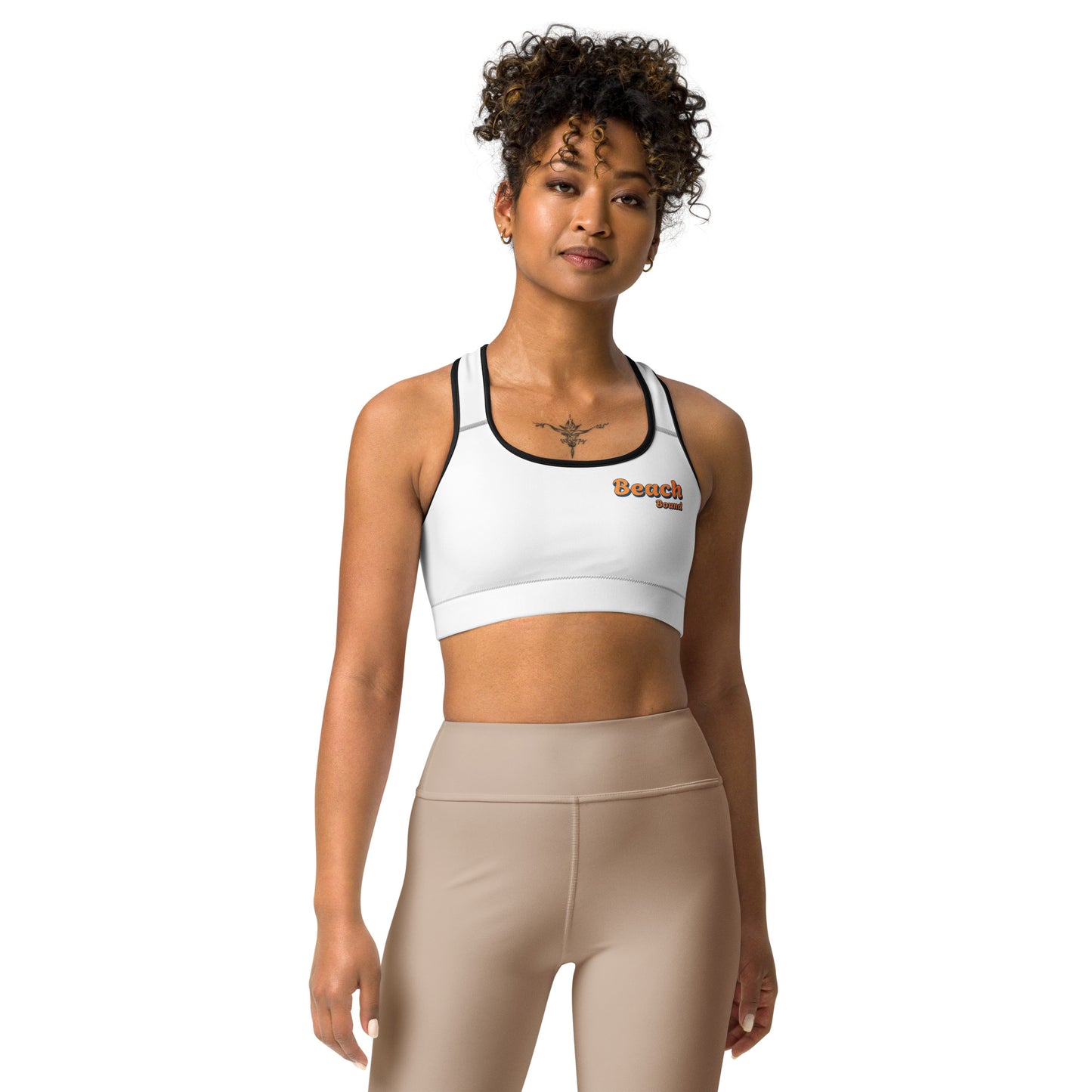 "Beach Bound" Sports bra