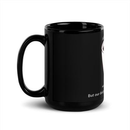 Black Glossy Mug || Austin's inkline: Sip and smile