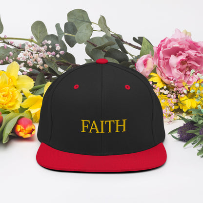 Faith Snapback Hat – Classic Style with Inspirational Touch