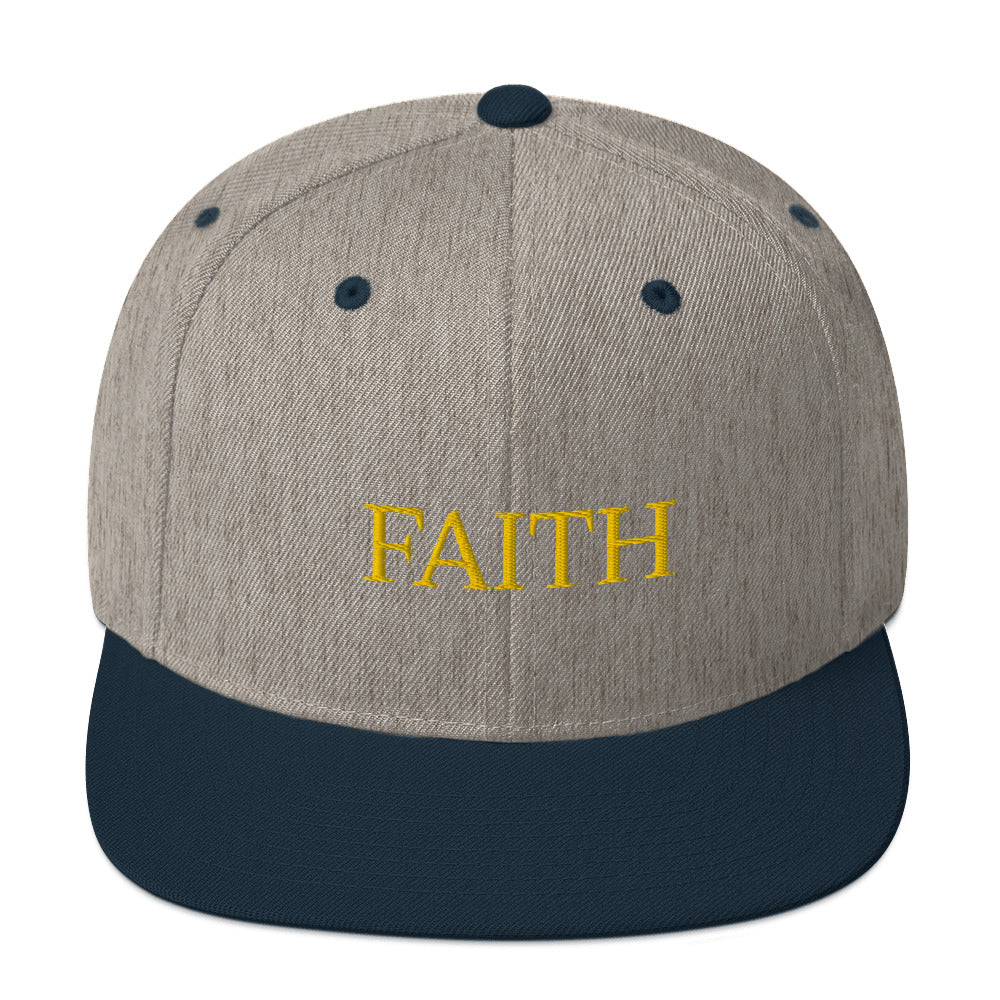 Faith Snapback Hat – Classic Style with Inspirational Touch