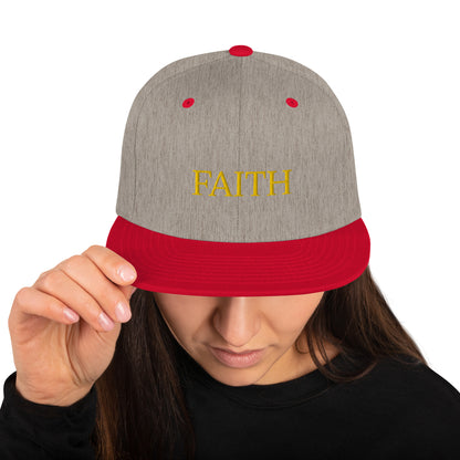 Faith Snapback Hat – Classic Style with Inspirational Touch