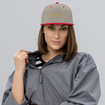 Faith Snapback Hat – Classic Style with Inspirational Touch