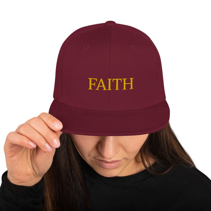 Faith Snapback Hat – Classic Style with Inspirational Touch