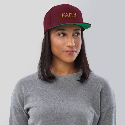 Faith Snapback Hat – Classic Style with Inspirational Touch