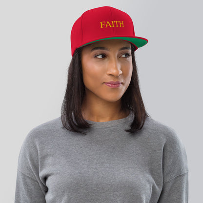 Faith Snapback Hat – Classic Style with Inspirational Touch