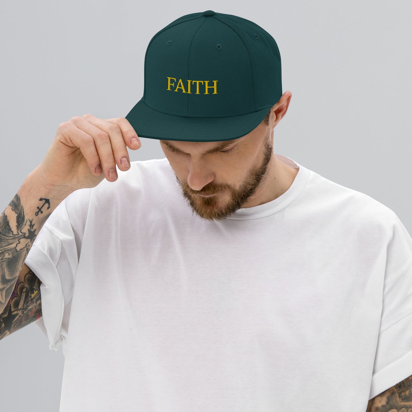 Faith Snapback Hat – Classic Style with Inspirational Touch