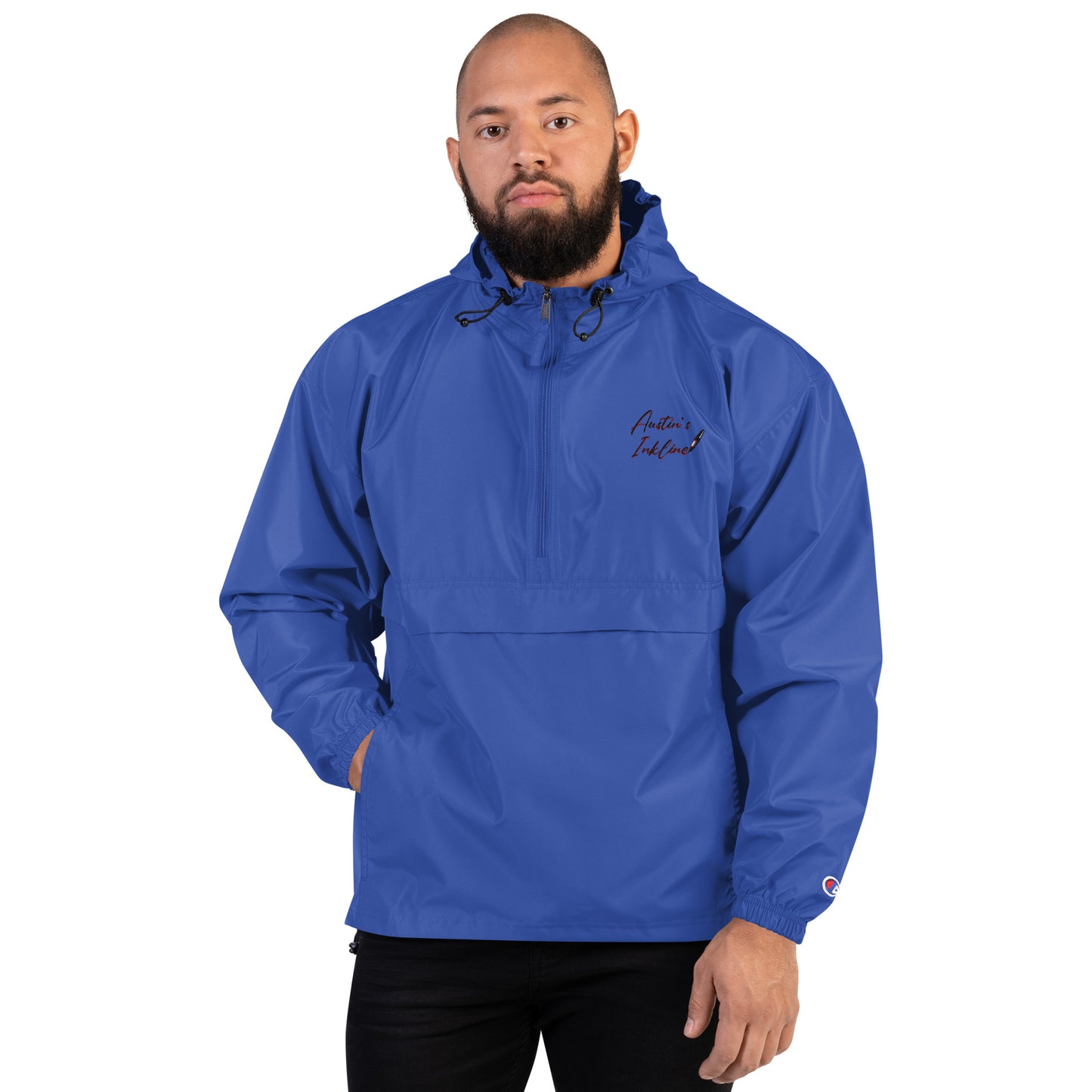 Austin's Inkline: "Pen Perfect Lgo" Embroidered Champion Packable Jacket