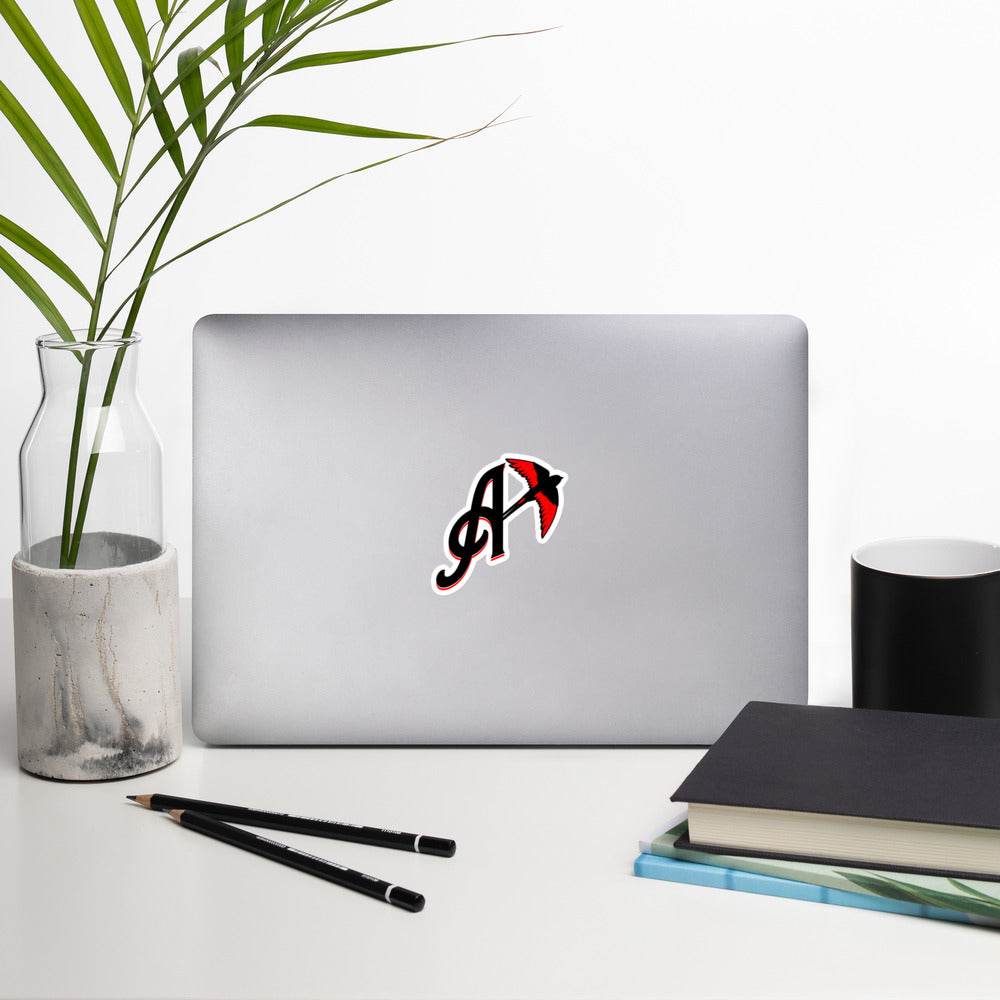 Austin's Inkline: "Ascended Wing" Bubble-free stickers logo