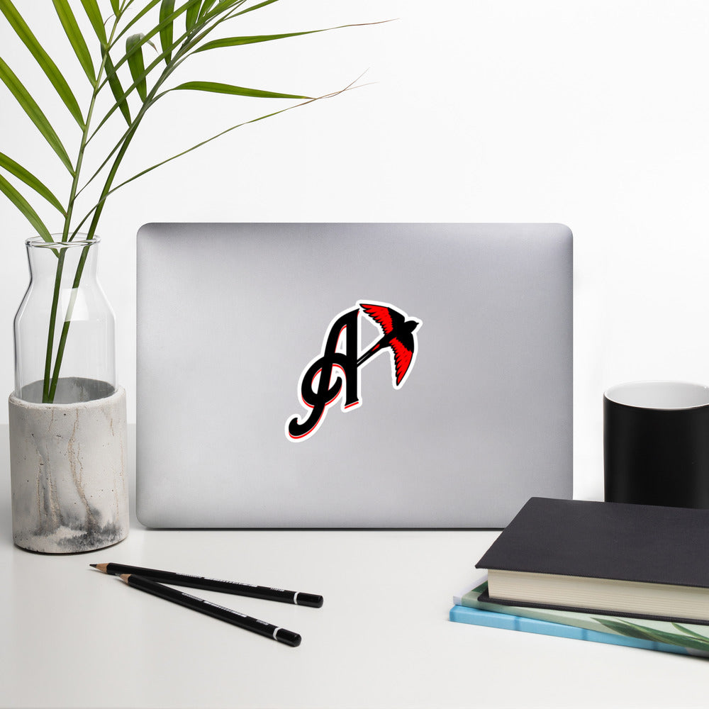 Austin's Inkline: "Ascended Wing" Bubble-free stickers logo