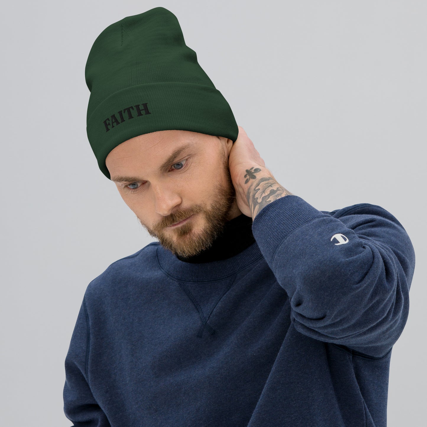 Faith Embroidered Beanie