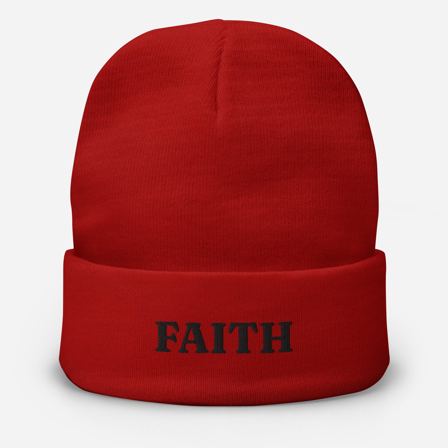 Faith Embroidered Beanie