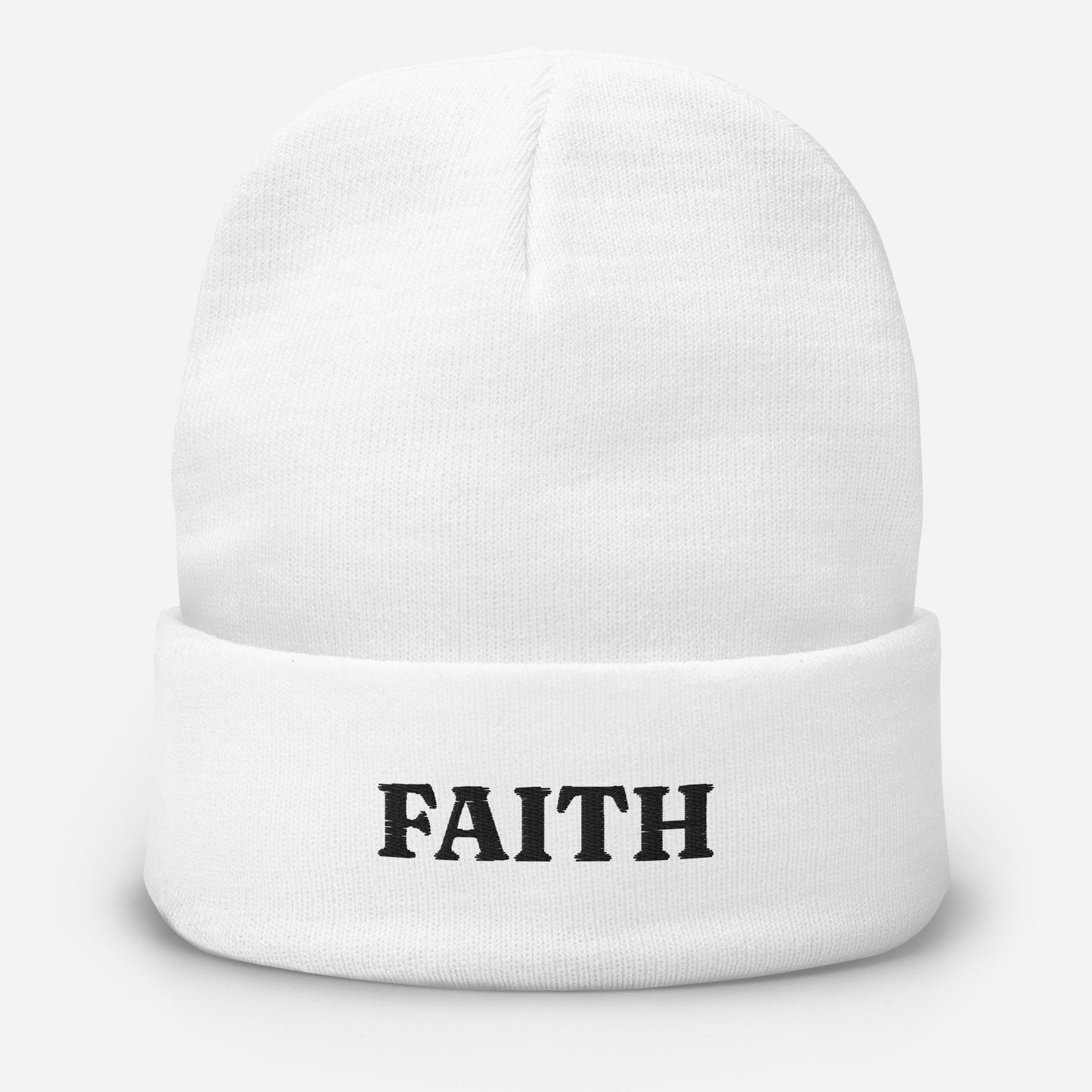 Faith Embroidered Beanie