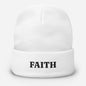Faith Embroidered Beanie