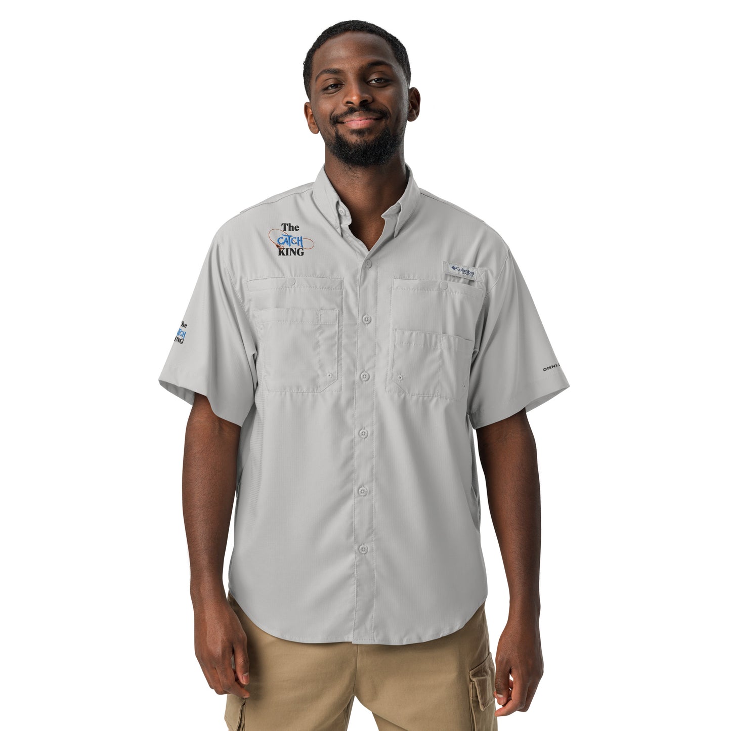 Columbia Men’s The Catch King Short-Sleeved Button-Up Shirt – Premium Fishing Performance