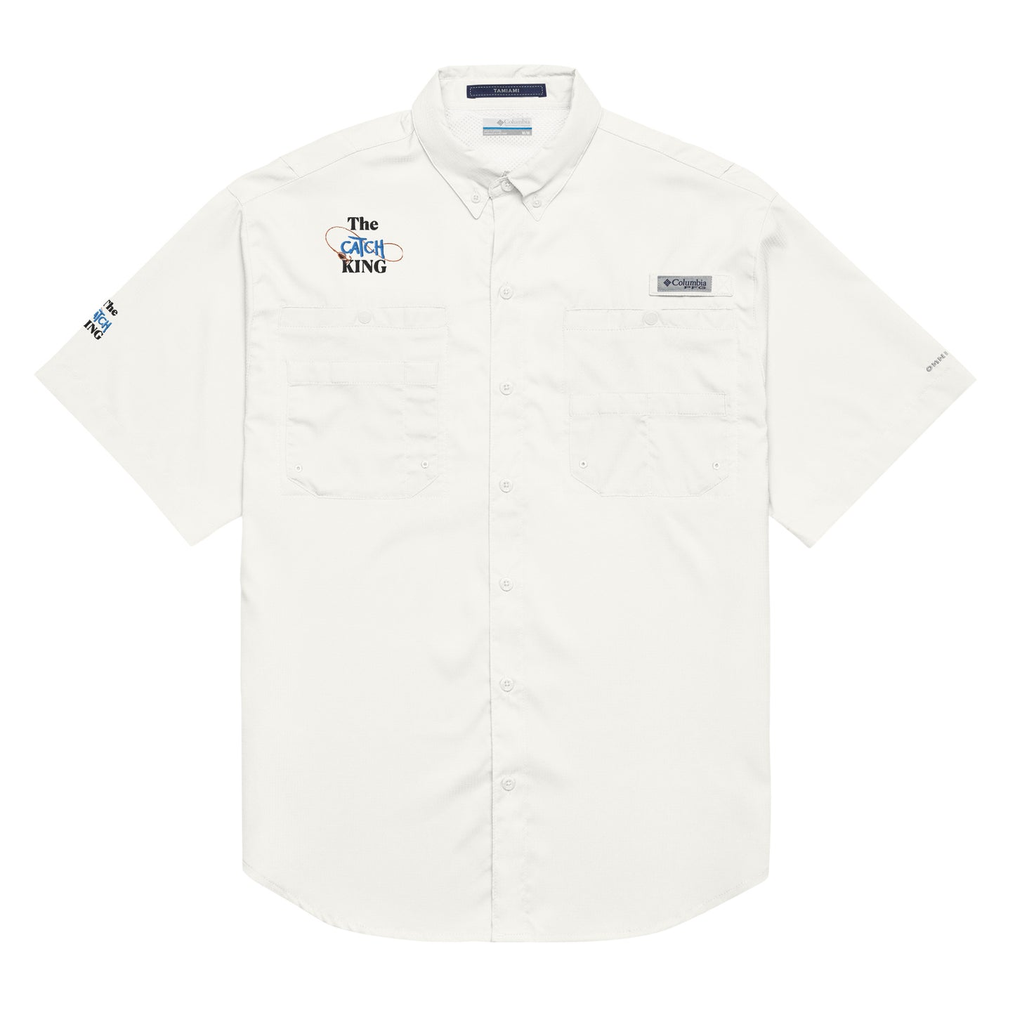 Columbia Men’s The Catch King Short-Sleeved Button-Up Shirt – Premium Fishing Performance