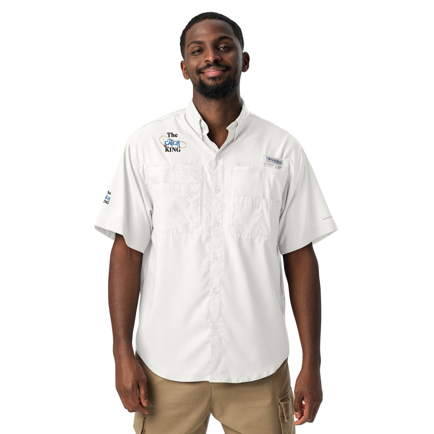 Columbia Men’s The Catch King Short-Sleeved Button-Up Shirt – Premium Fishing Performance