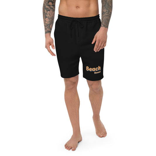 "Beach bound" Men's fleece shorts