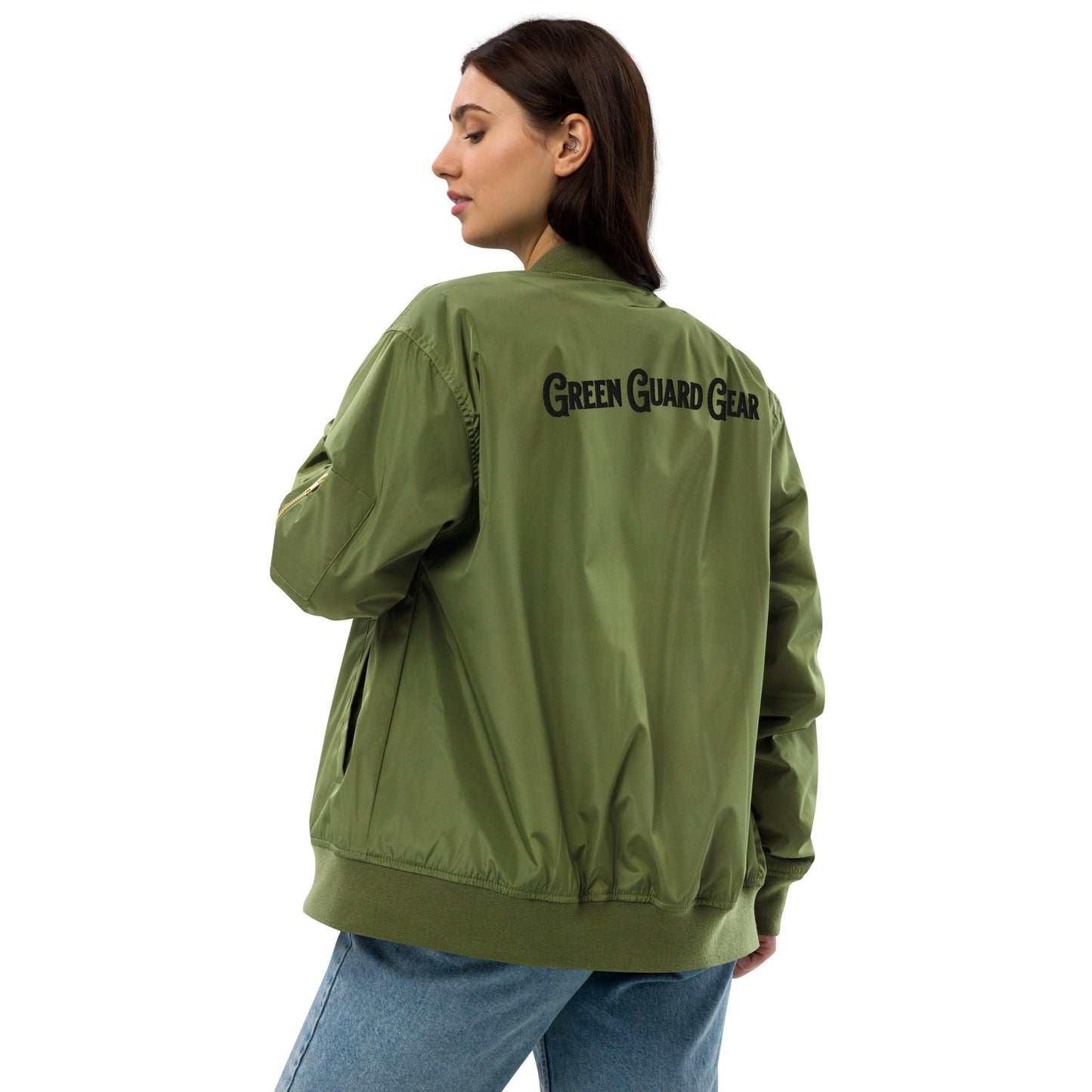 "Green Guard Gear" Premium recycled bomber jacket