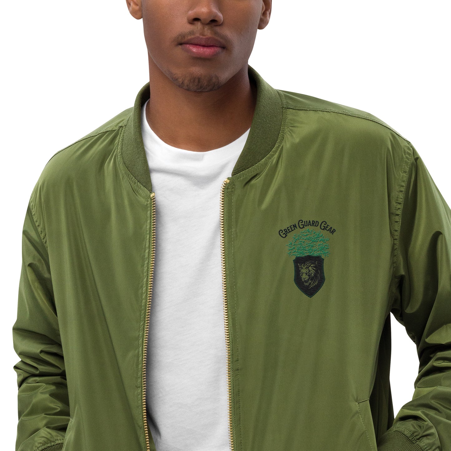 "Green Guard Gear" Premium recycled bomber jacket