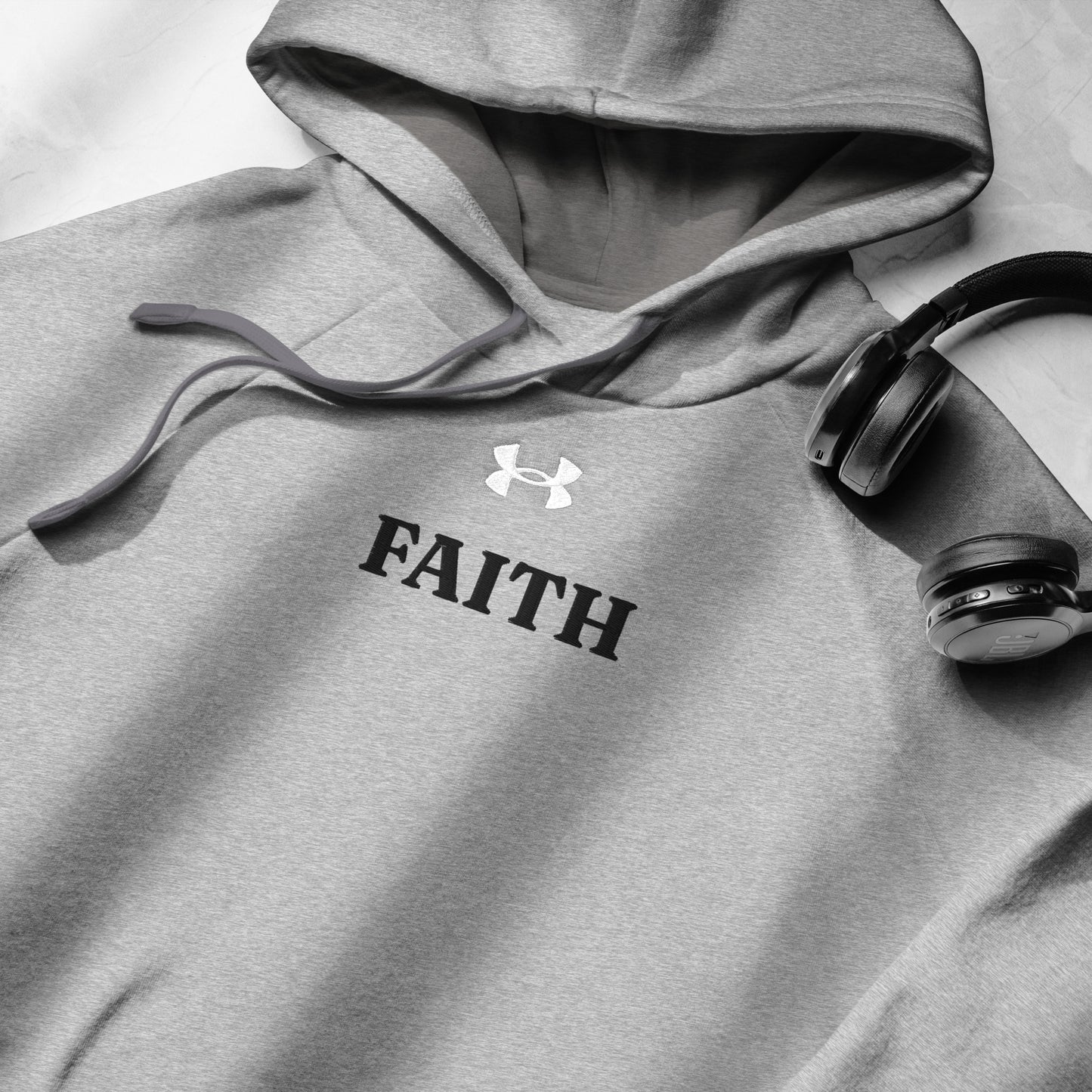 Austin's Inkline Under Armour® Faith Hoodie with Embroidered Stitching – Embrace Your Belief