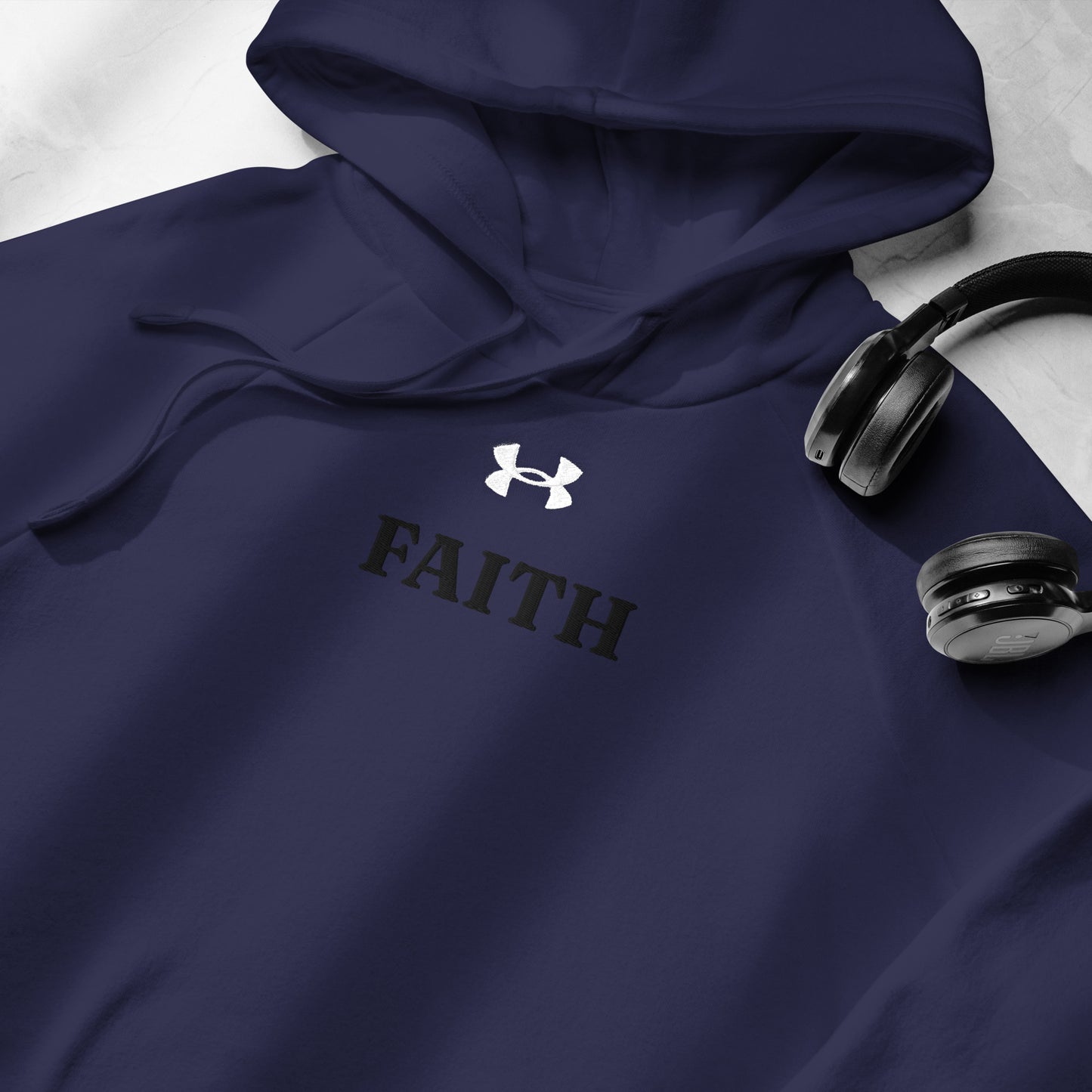 Austin's Inkline Under Armour® Faith Hoodie with Embroidered Stitching – Embrace Your Belief