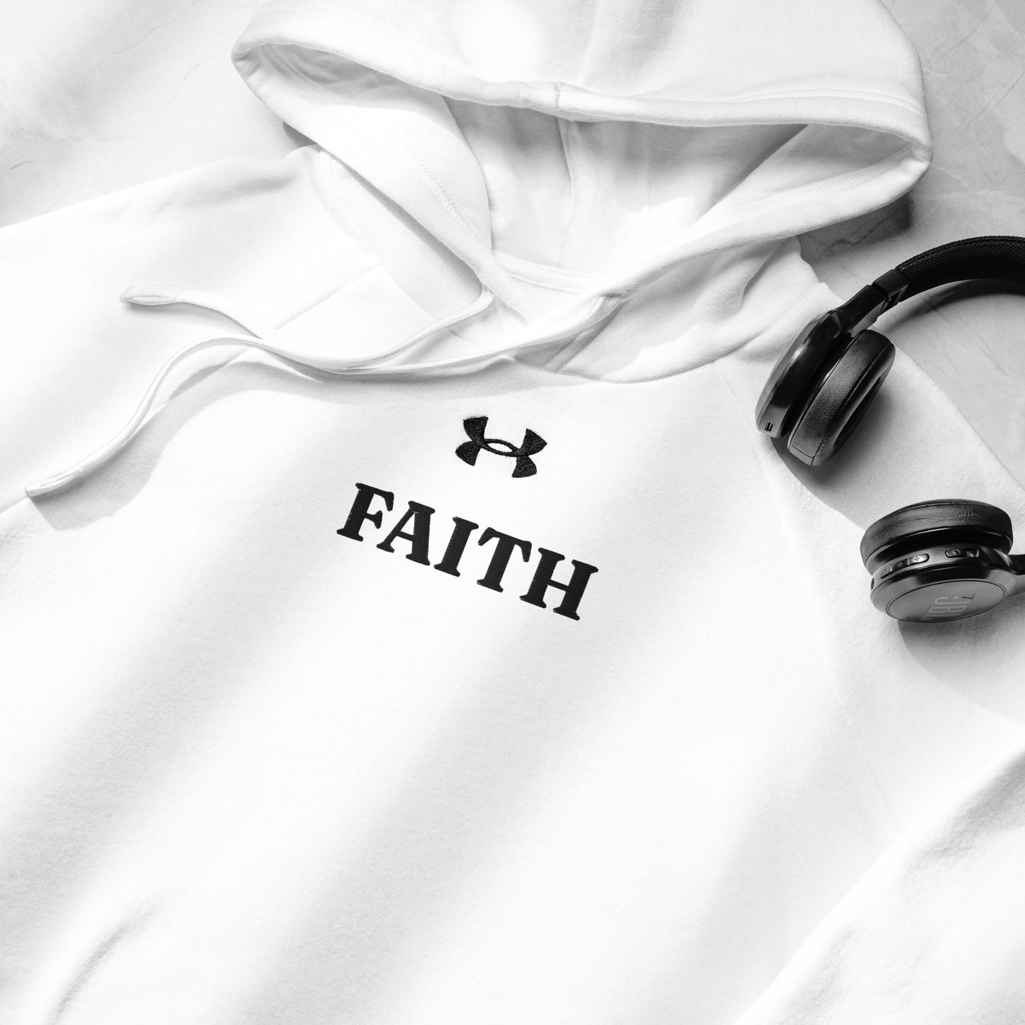 Austin's Inkline Under Armour® Faith Hoodie with Embroidered Stitching – Embrace Your Belief