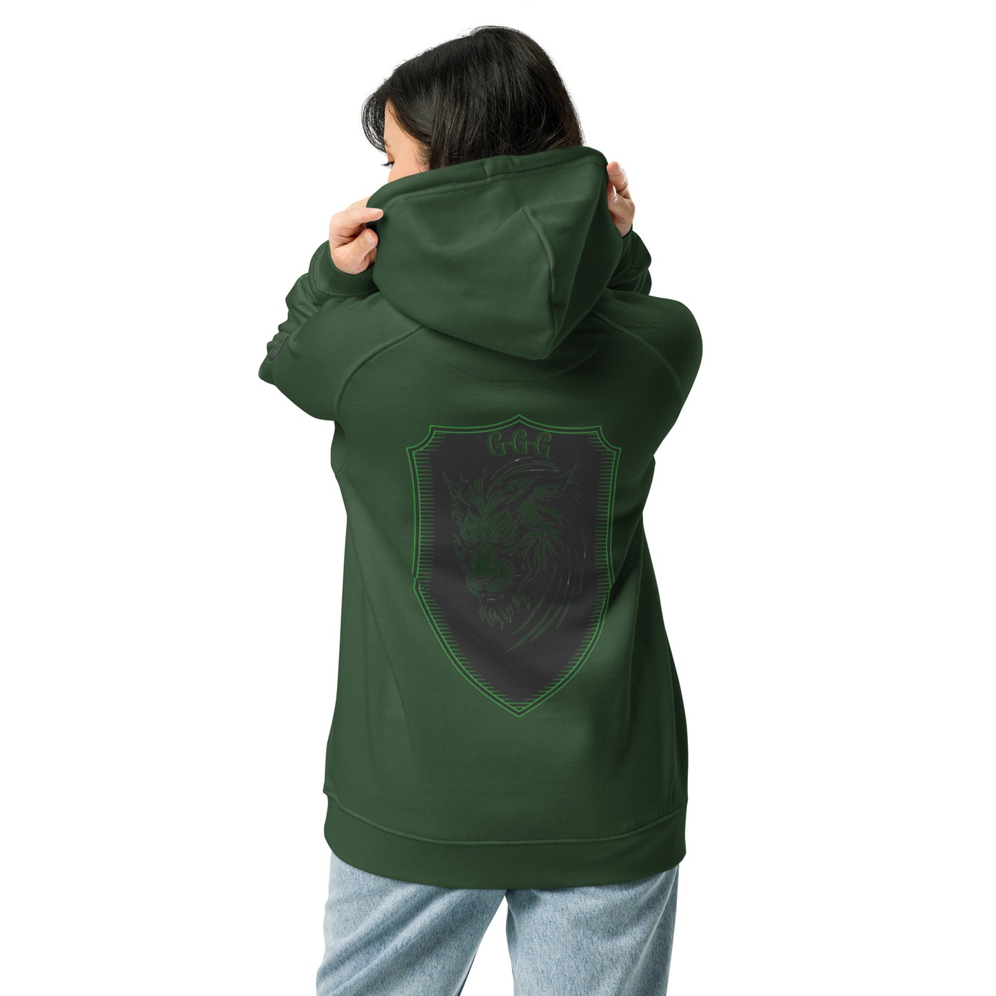 "Green Guard Gear" Unisex eco raglan hoodie