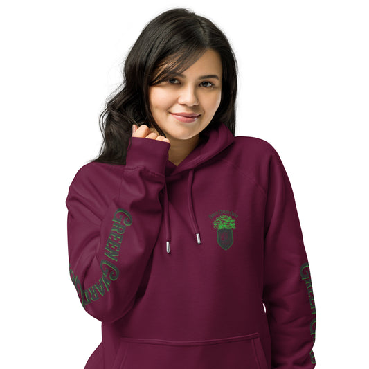 "Green Guard Gear" Unisex eco raglan hoodie