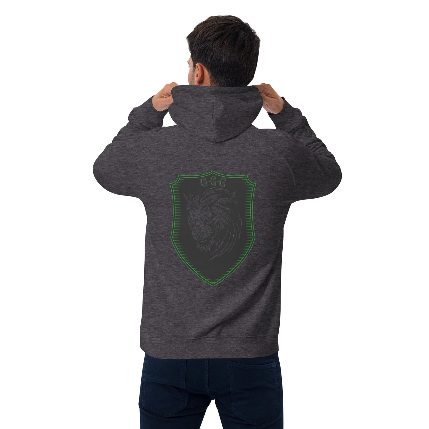 "Green Guard Gear" Unisex eco raglan hoodie