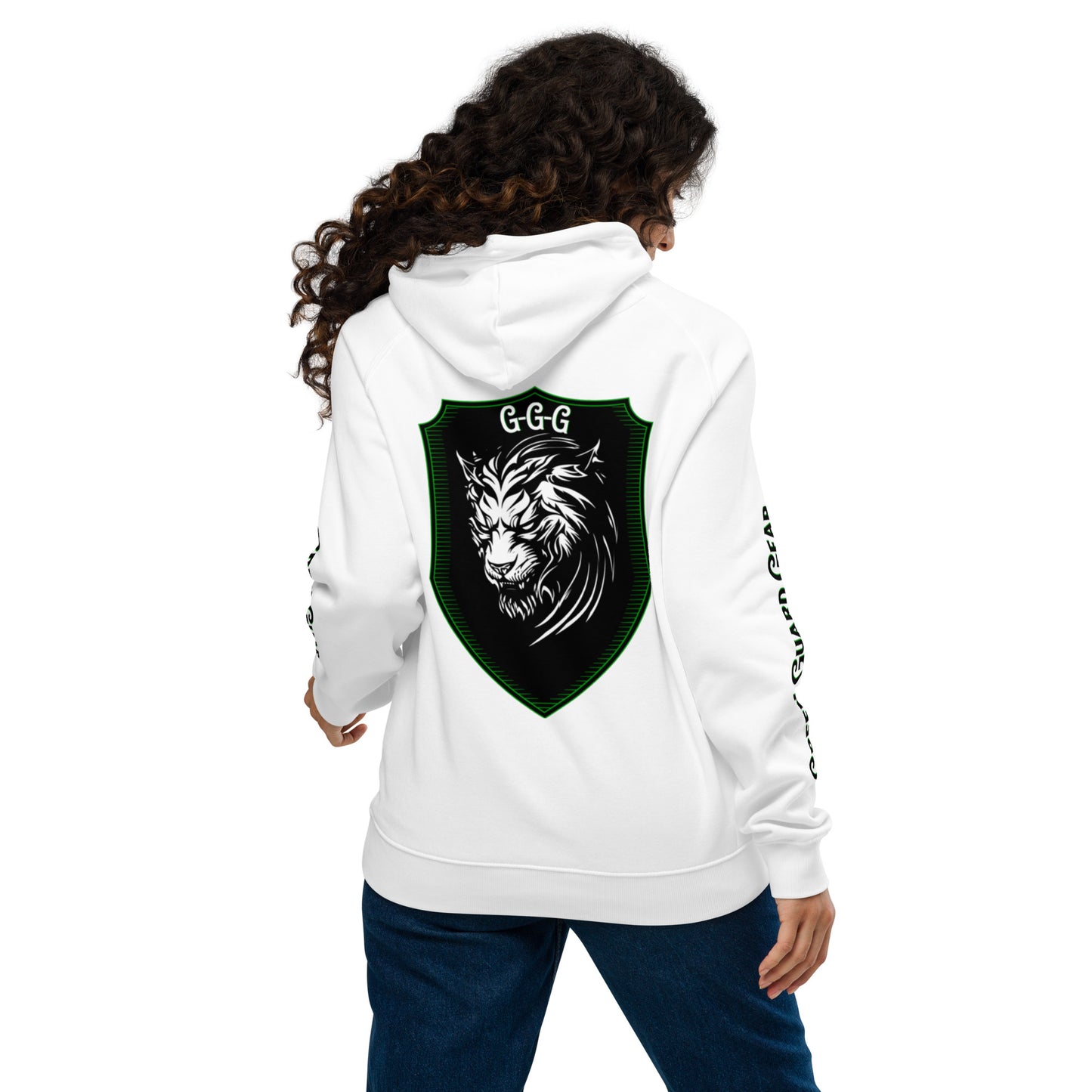 "Green Guard Gear" Unisex eco raglan hoodie