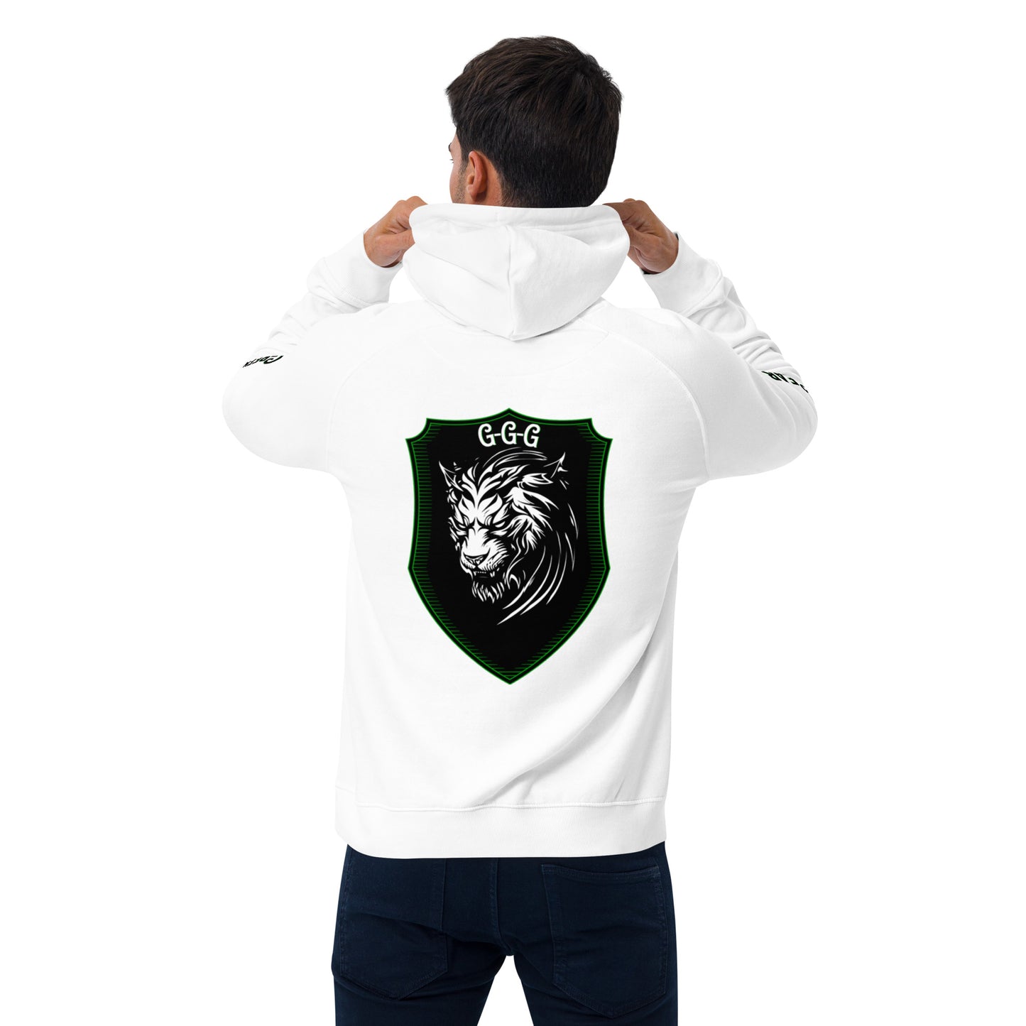 "Green Guard Gear" Unisex eco raglan hoodie