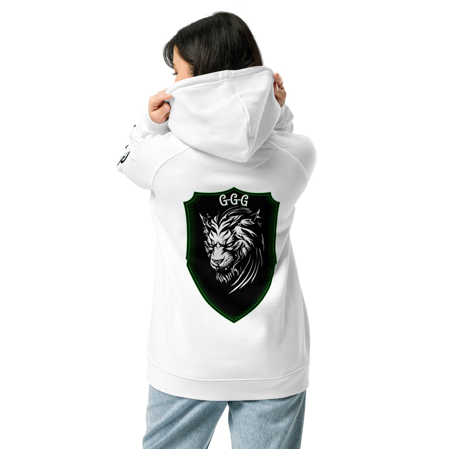 "Green Guard Gear" Unisex eco raglan hoodie