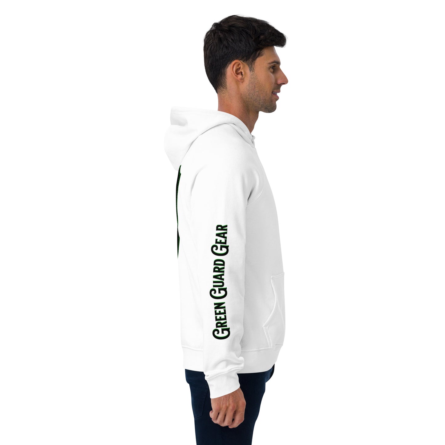 "Green Guard Gear" Unisex eco raglan hoodie