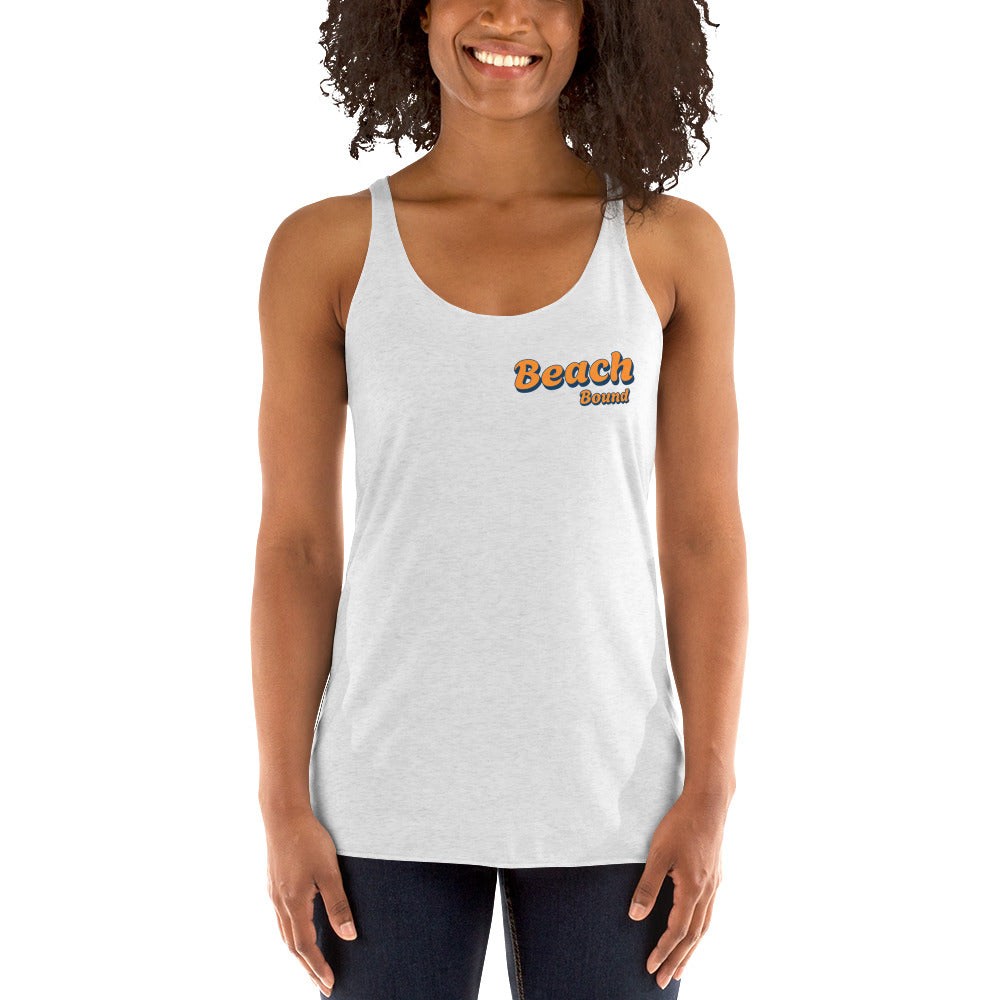 "Beach Bound" Women's Racerback Tank