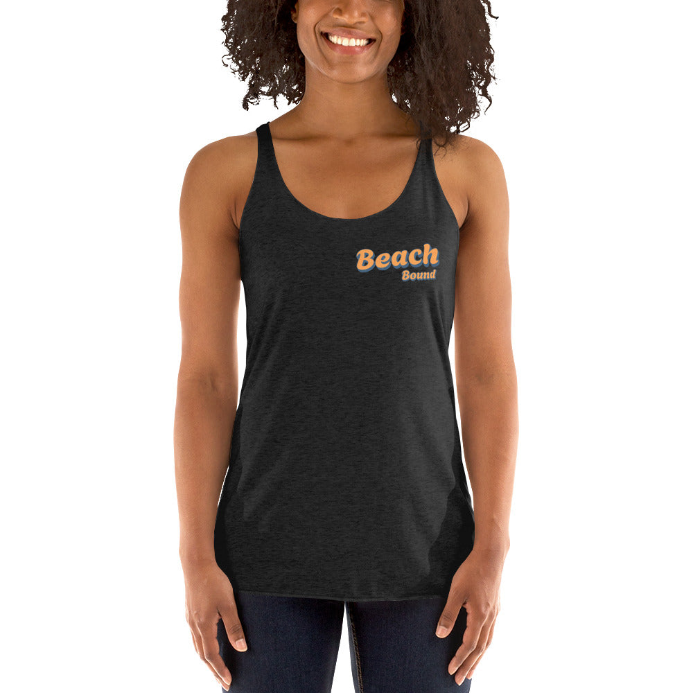 "Beach Bound" Women's Racerback Tank