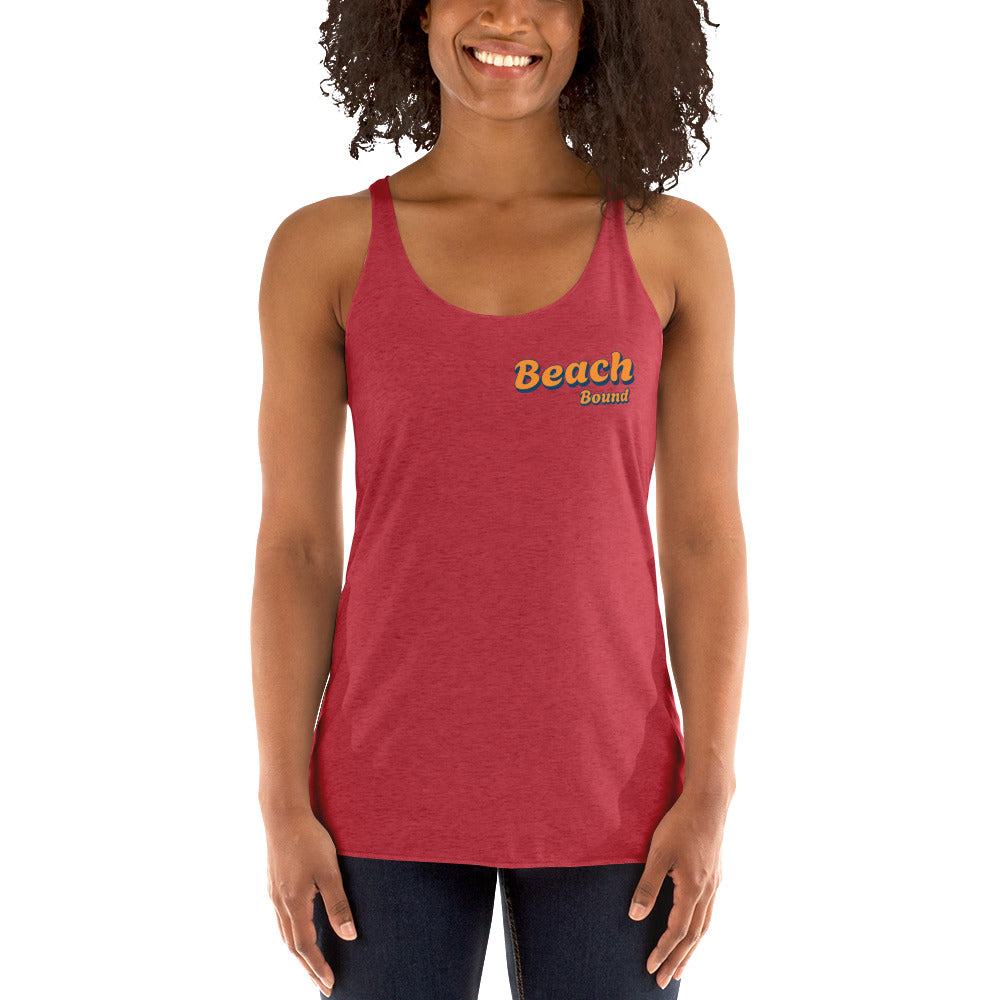 "Beach Bound" Women's Racerback Tank