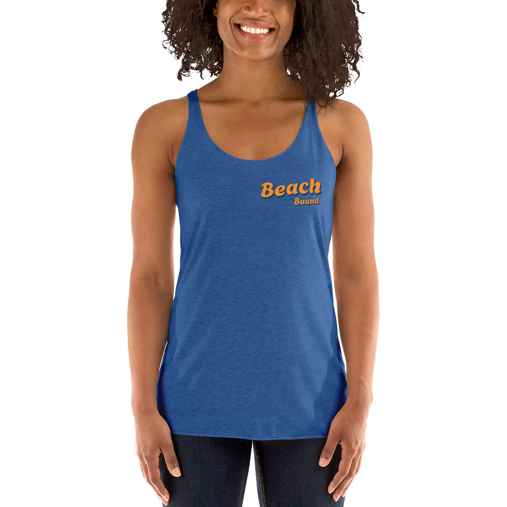 "Beach Bound" Women's Racerback Tank